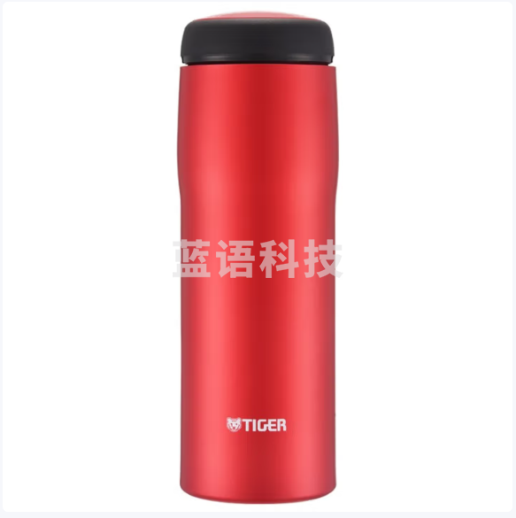 虎牌(TIGER)保温杯不锈钢真空商务便携式高档 MJA-B048 RMO深红色 480ml
