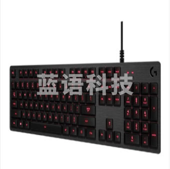 罗技（G）G413机械键盘 有线机械键盘全尺寸背光 铝合金机身