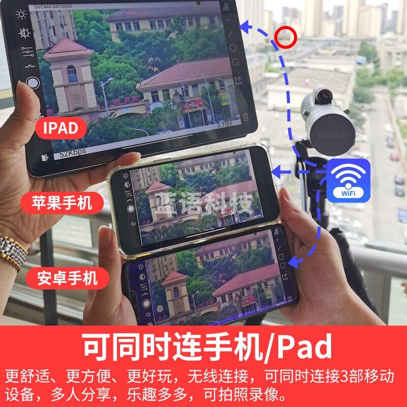 萨伽（SAGA）无线wifi高清电子目镜望远镜专用1080P 鸿雁2专用：内径56mm