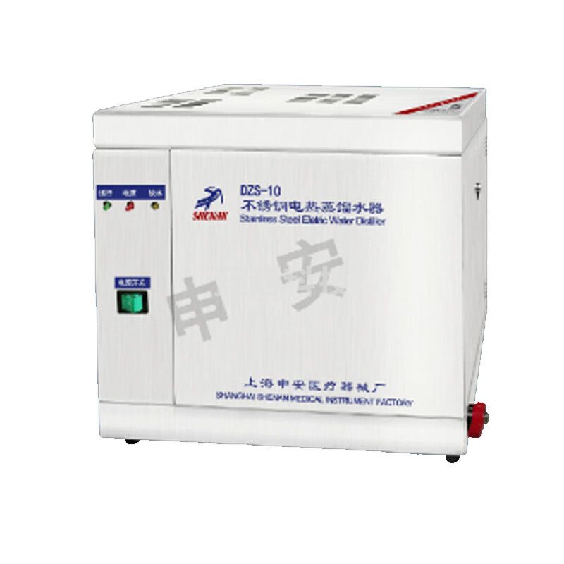 JISENPUER上海申安DZS-5实验室不锈钢电热蒸馏水器