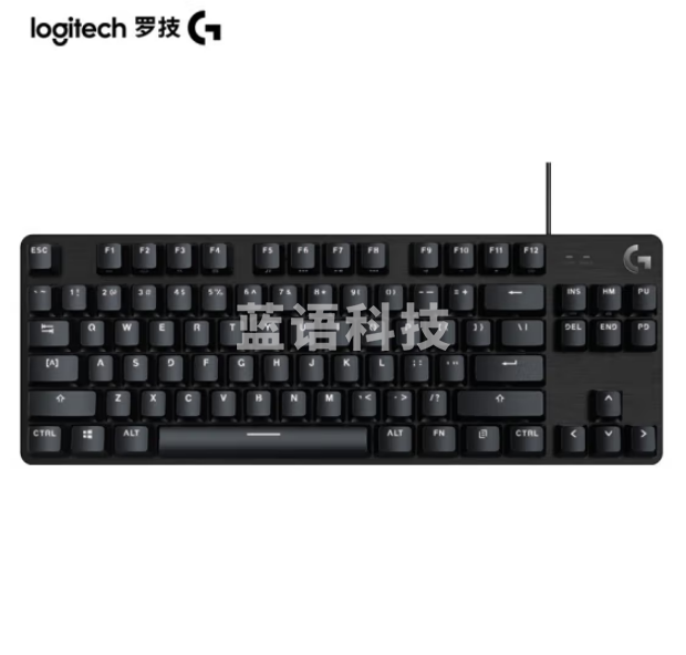 罗技G412 TKL 有线机械键盘 白色背光机械键盘 104键87键可选 便携紧凑T机械轴（类茶轴）