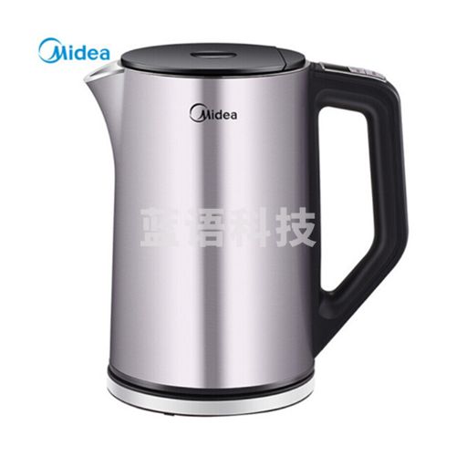 美的（Midea）MK-HE1504（HE1504a） 1.5L容量智能手柄控温 双层全钢烧水壶