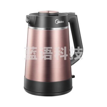 美的(Midea) VJ1502a 电热水壶 真空保温1.5L电热水壶 304不锈钢一体式烧水壶