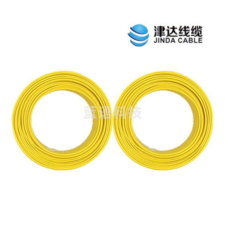 津达 BVR-黄色95平方 100/盘 电缆 软塑铜线