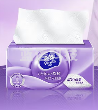 维达(Vinda)棉韧立体美3层24包纸巾 抽取式面巾纸(真S码 母婴可用)亲肤无刺激 24包箱装