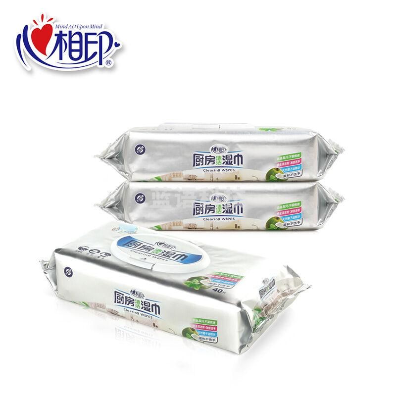 心相印 XJB040 厨房湿巾 40片/盒