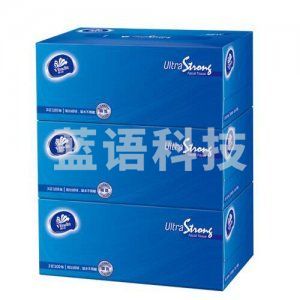 维达 Vinda V2260 抽取式面巾纸 超韧3层100抽盒装*3盒(中规格)1提