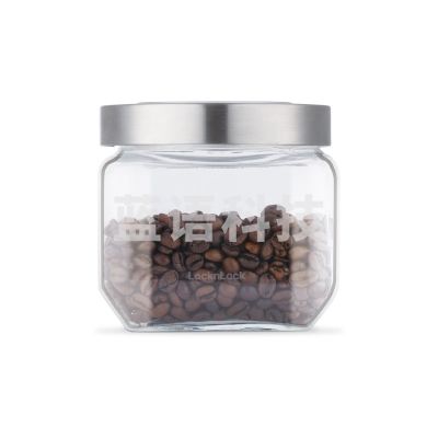 乐扣乐扣（LOCKnLOCK）LLG104 玻璃储物罐密封罐 收纳储物容器 厨房食品储存器皿 800mL