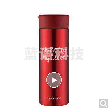 乐扣乐扣 lock&lock LHC4014RED 304不锈钢缤纷保温杯 学生便携水杯 330ml 红色