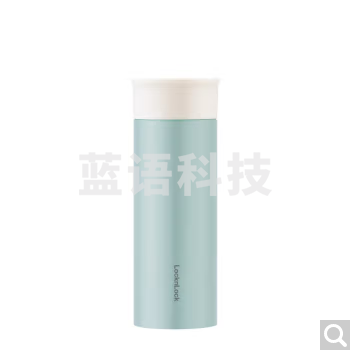 乐扣乐扣 LOCK&LOCK LHC4260BLU 316不锈钢便携式保温杯 慕斯旋转水杯 340ml蓝色