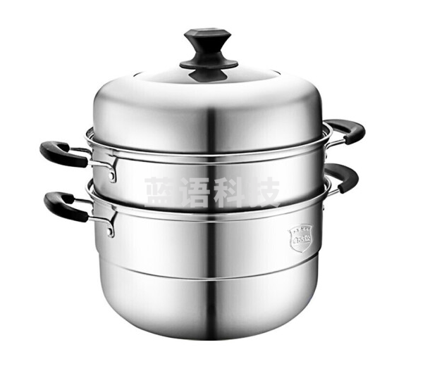 九阳（Joyoung）ZGH3006 ZMD安心系列蒸锅家用不锈钢双层三层加厚蒸煮锅蒸笼蒸鱼蒸馒头锅具 30cm三层加厚丨ZGH3006