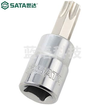 世达（SATA）22602 10MM系列50MM长中孔花形旋具套筒TT50
