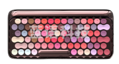 Lofree洛斐 多系统兼容 无线蓝牙多功能电脑笔记本办公家用机械玫瑰金键盘