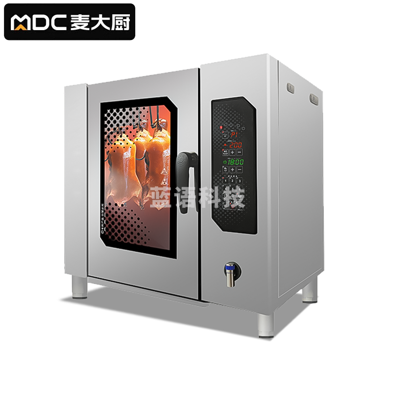 麦大厨380V 12KW 台式自动清快速洗烤炉(透窗)