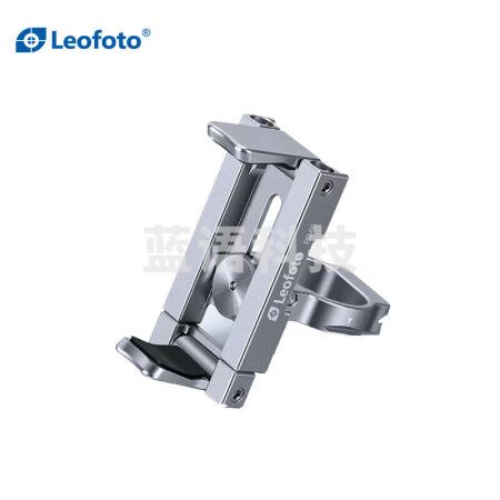 徕图（Leofoto）PC-60(皓沙银)金属多功能指环式手机摄影支架雅佳阿卡标准燕尾槽