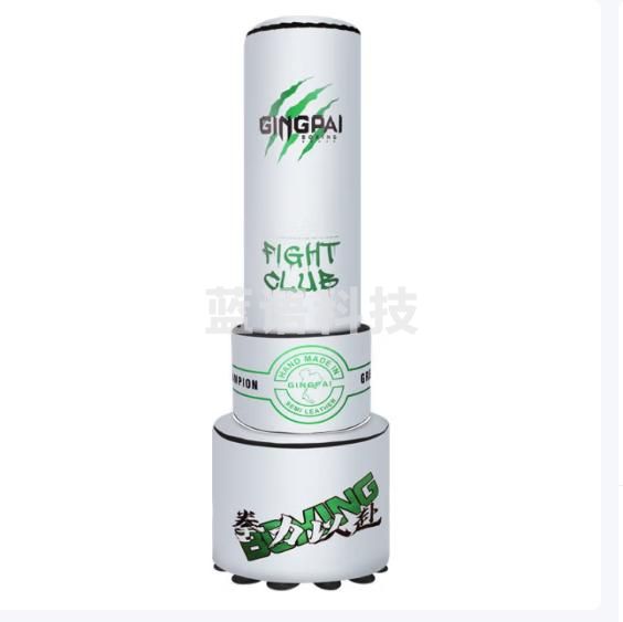 竞派拳击沙袋健身家用散打专业立式不倒翁沙包儿童成人跆拳道训练器材 白色立式不倒翁沙袋