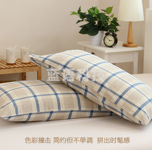 枕头套枕套一对装(2只)