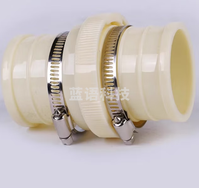 农宝 农用浇地消防水管带塑料不分公母变径12345寸快速活接头 1寸连接/修补接头（2套含卡箍）