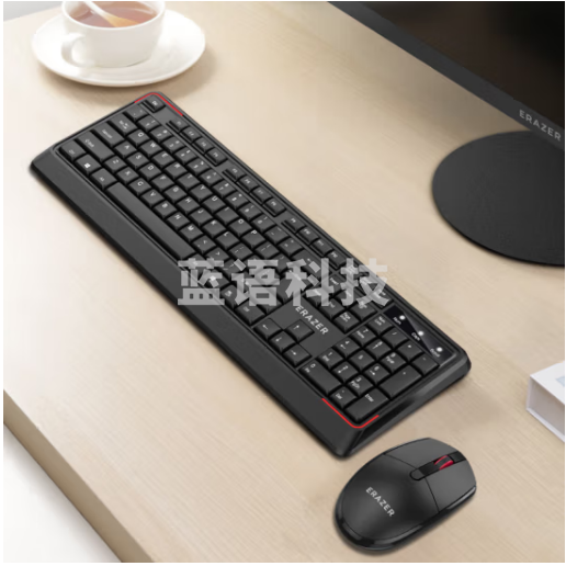 联想（Lenovo）异能者无线键鼠套装KN201 键盘鼠标套装 办公键鼠套装 电脑键盘 USB即插即用 全尺寸 黑色