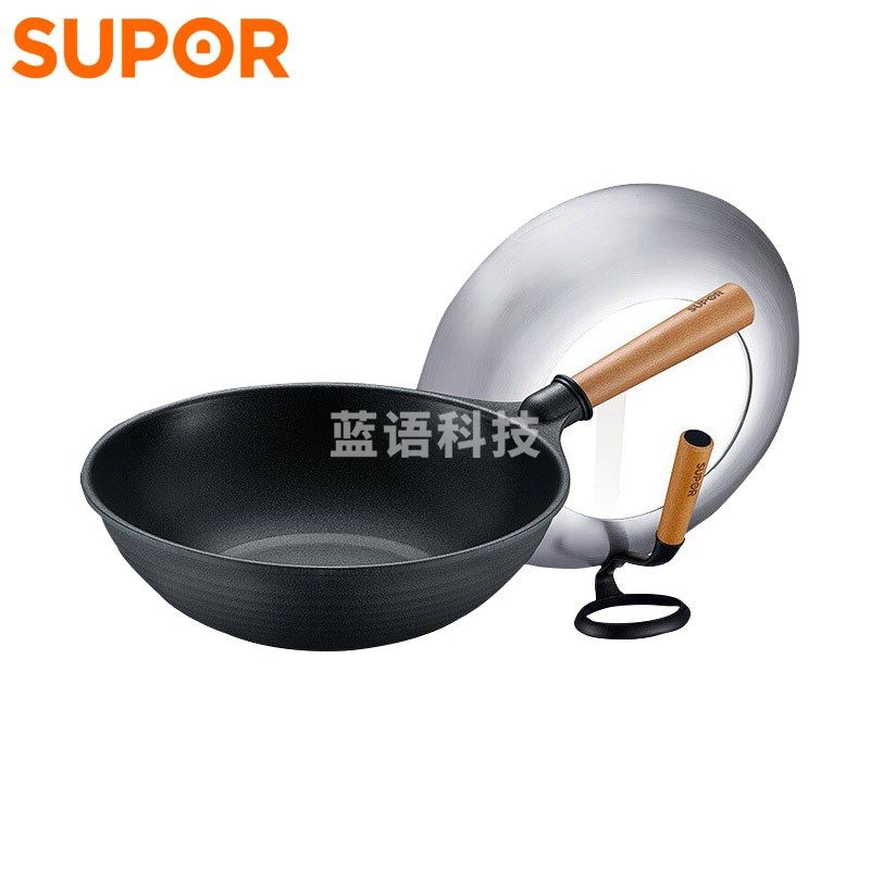 苏泊尔PC30D4 匠铸不粘锅.少油烟炒锅·可立盖