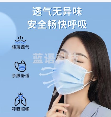 劲度（JINDU） 一次性 口罩100只 防护三层防尘防细菌成人细菌过滤率99%