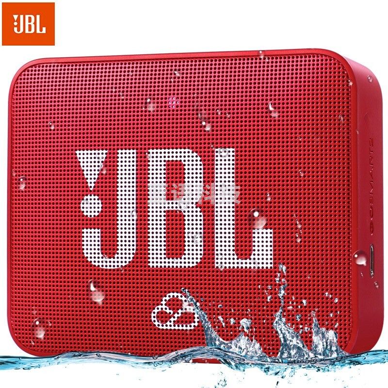 JBL GO2 音乐金砖SMART无线智能音响 便携式蓝牙音箱 低音炮防水户外 迷你音响 语音助手 红色