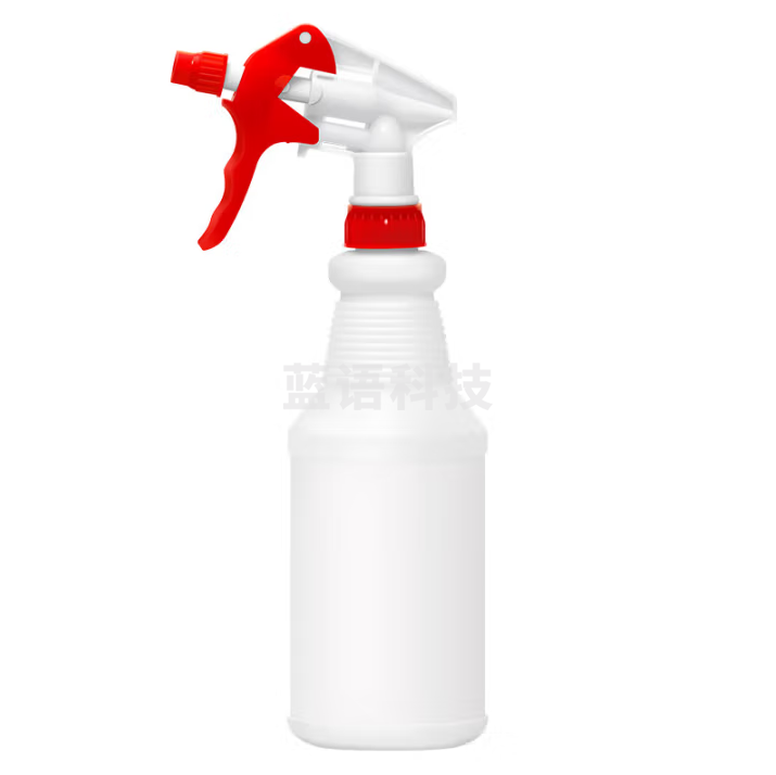 农宝 耐酸碱喷壶消毒清洁酒精喷雾器家用浇花神器保洁喷水器 红色600ML