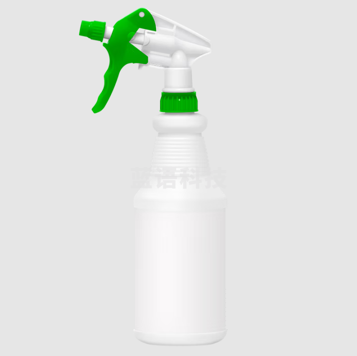 农宝 耐酸碱喷壶消毒清洁酒精喷雾器家用浇花神器保洁喷水器 绿色600ML