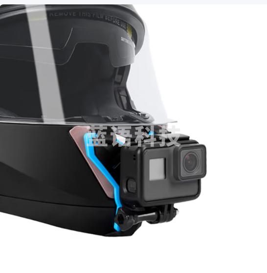 TELESIN(泰迅)适配gopro12 13头盔下巴支架大疆action4 5pro骑行配件运动相机支架insat360骑行固定支架