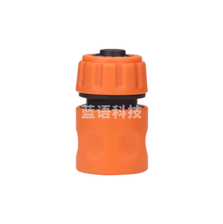 南水灌溉 家用花园软水管延长修补接头配件浇花洗车水枪洒水器喷头通水快接头多功能奶嘴接头 4分通水快接头（5个装）