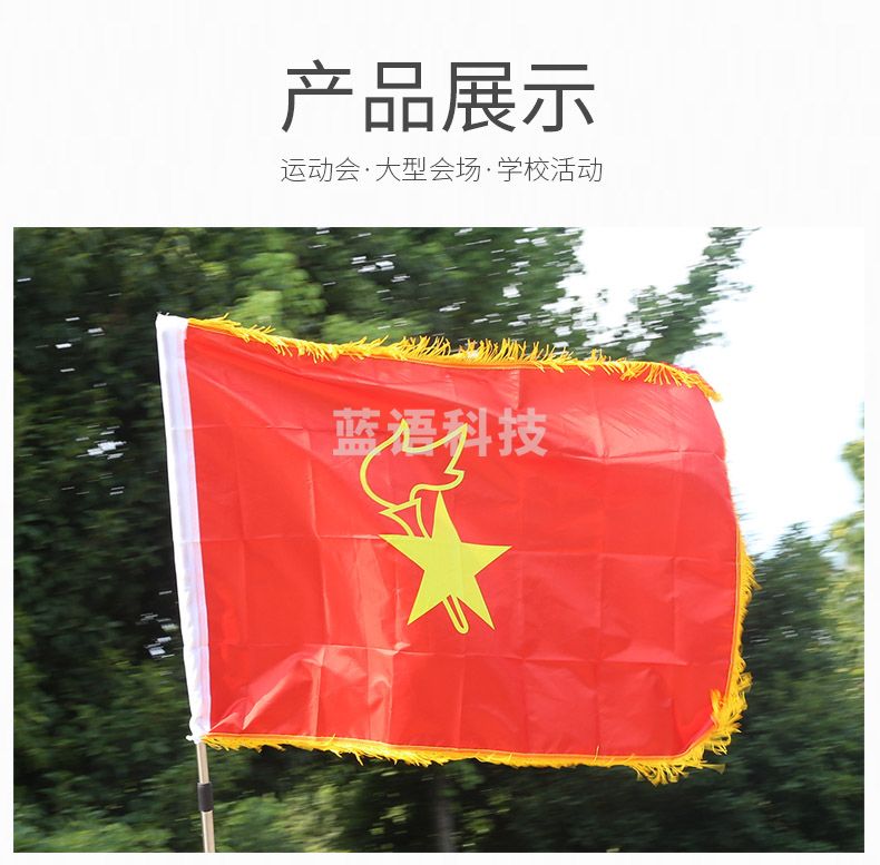 少年先锋 大队旗120*90vm