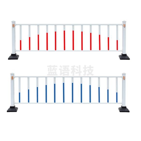 交通设施安全隔离护栏防撞栏杆城市马路防撞围挡  长度3米  立柱高度80cm