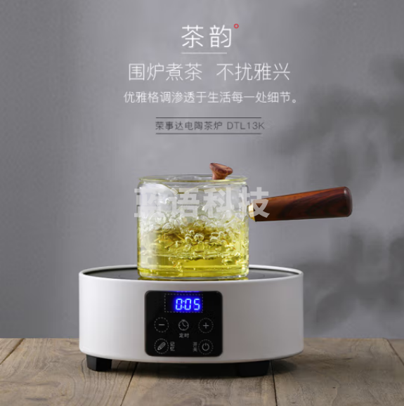 荣事达（Royalstar）迷你电陶炉 泡茶煮茶器黑茶养生茶炉 DTL13K