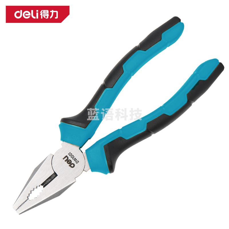 deli得力DW1001钢丝钳7寸(蓝)(把)