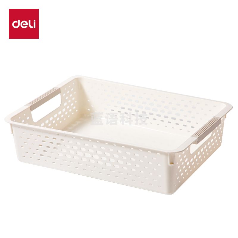 5月新品得力PB112文件篮(蓝)(个)350*260*85MM