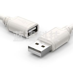 秋叶原（CHOSEAL)高速USB延长线 公对母电脑周边数据线纯铜导体 2米 QS5305T2