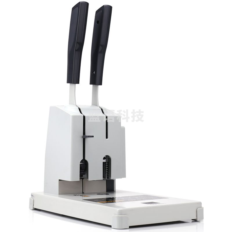 得力3886财务凭证装订机(白)