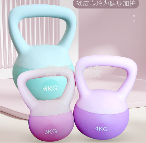 彩色软壶铃女士运动家用健身器材 2kg