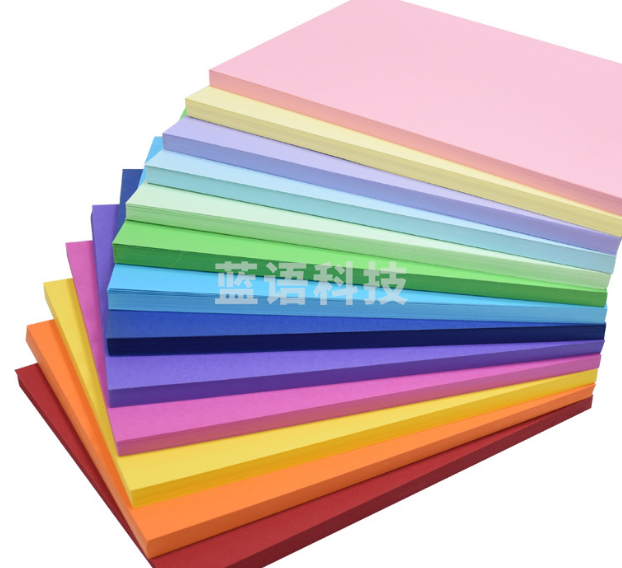 彩色卡纸 儿童学生画画美术材料纸硬卡纸100张每包