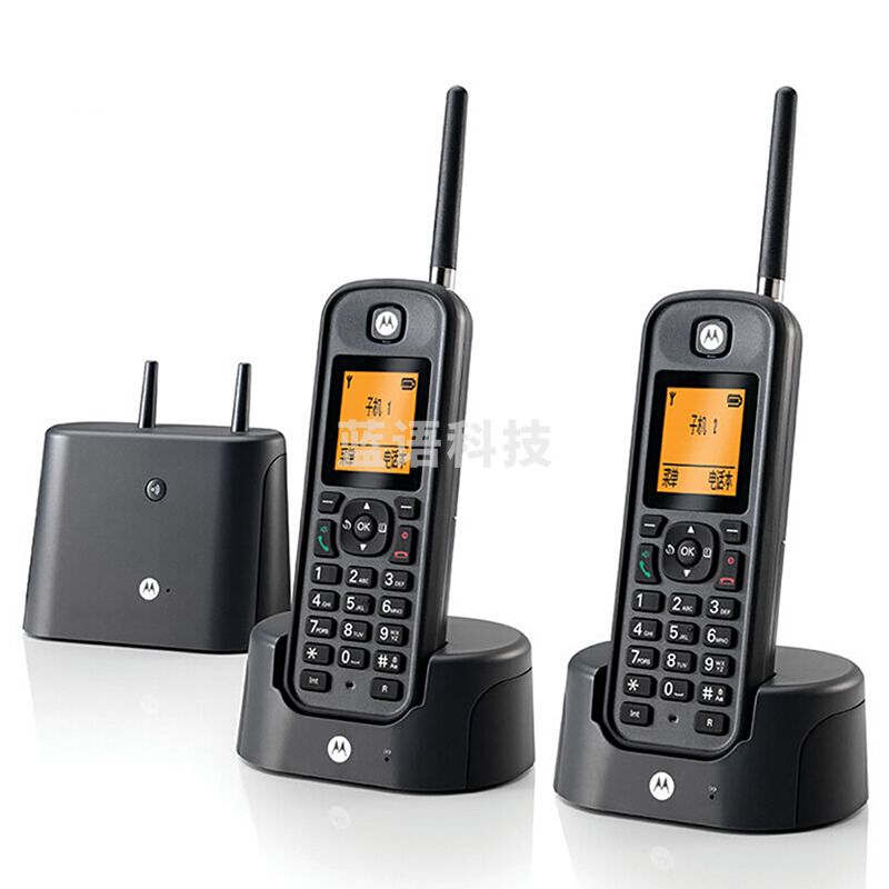 摩托罗拉 O202C 数字无绳坐式电话机 黑色