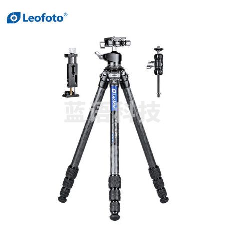徕图（Leofoto）LS-224C+LH-25R+AM-1+PC-90II单反微单相机摄影便携无中轴碳纤维三脚架云台套装