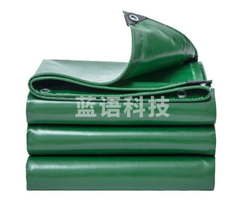 茗末油布防汛防雨工业盖布苫布防水布篷布防水防晒加厚遮雨布卷帘布 绿色款2米X2米