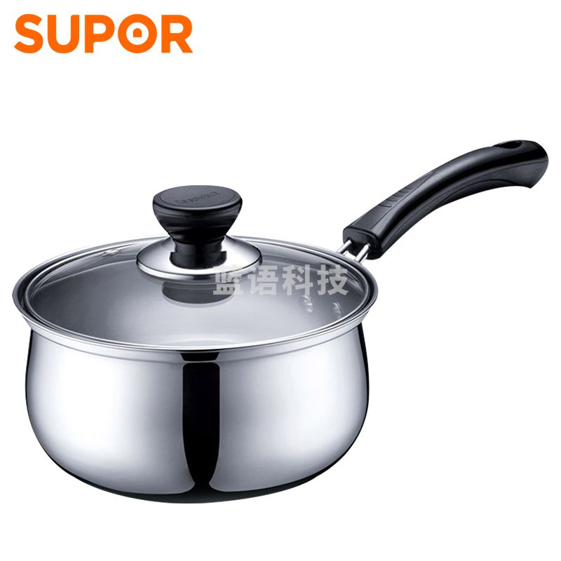 苏泊尔ST16H3 好帮手不锈钢单底奶锅 16cm