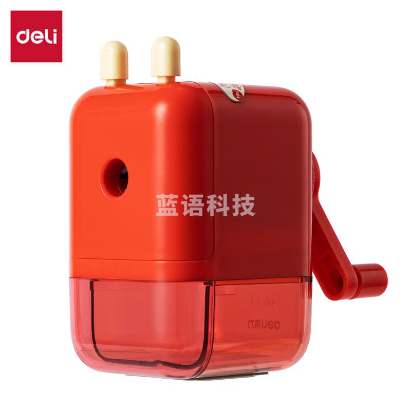 得力VB6大口径手摇削笔机(红色)(个)