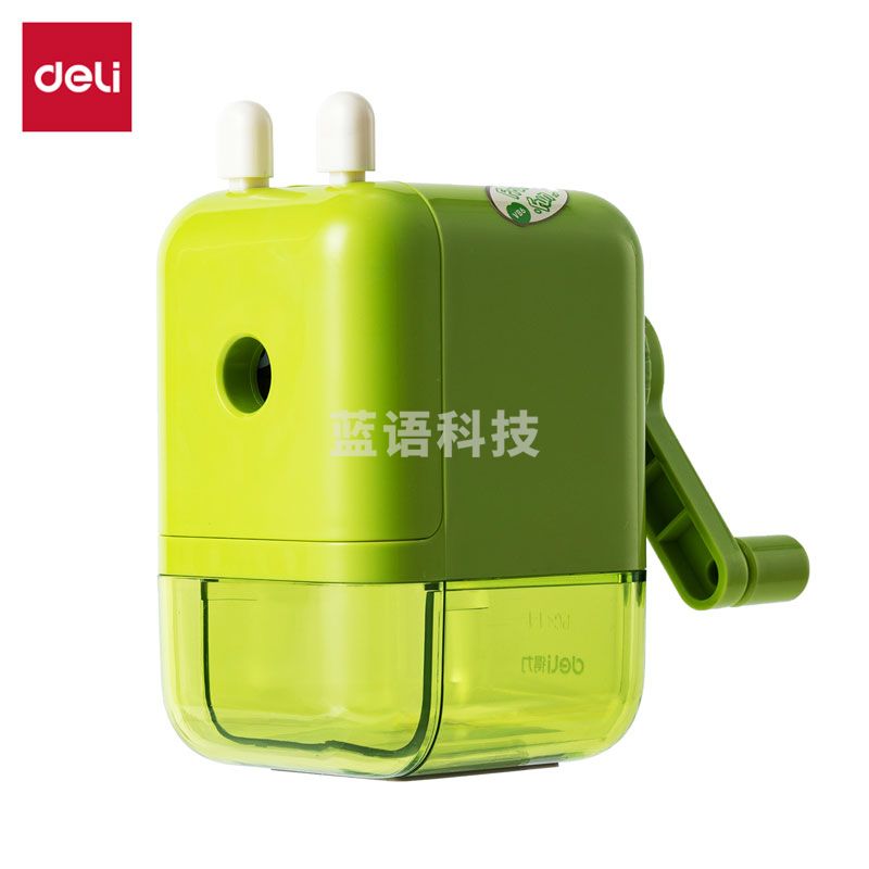 得力VB6大口径手摇削笔机(绿色)(个)