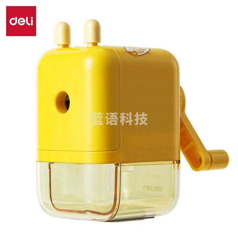 得力VB6大口径手摇削笔机(黄色)(个)