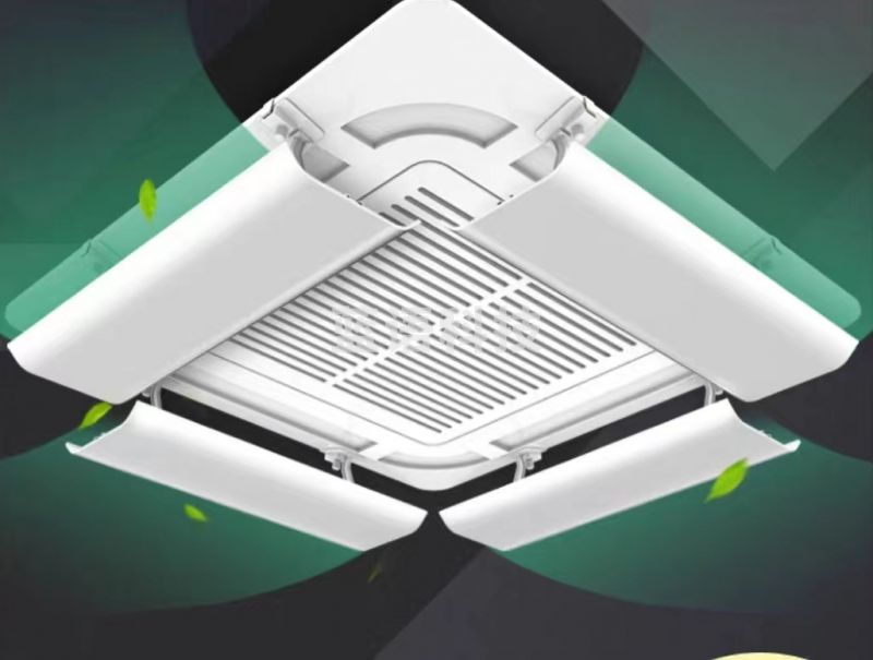 中央空调挡风板 吸顶机天花机防直吹空调挡板 出风口导风遮风罩冷气出风口挡板 一体式60cm 单片价格