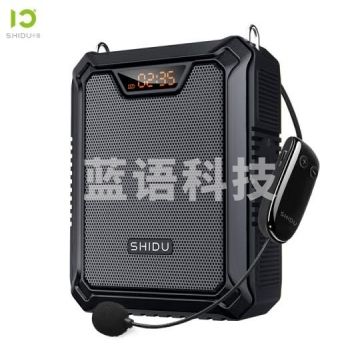 十度(ShiDu)SD-M1000大音量小蜜蜂扩音器 UHF无线蓝牙 喊话音响大功率 户外三防 黑色 IT.1832