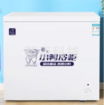 小鸭牌小冰柜家用小型冷冻一级能效节能省电迷你冷藏保鲜商用卧式冷柜 【一级能效】 228L