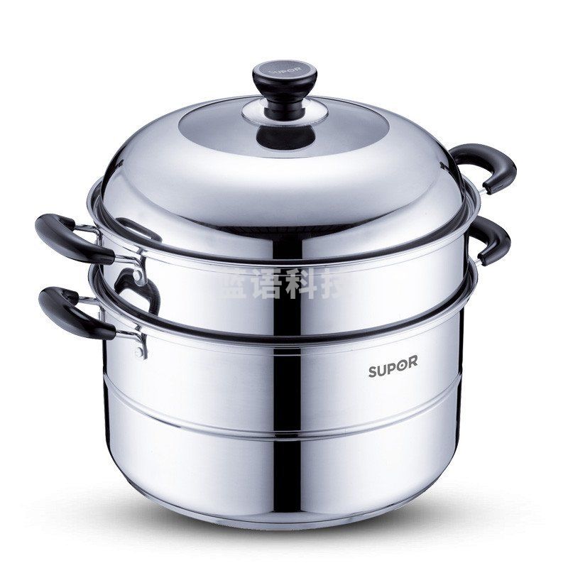 苏泊尔 SZ30B5 30cm 304不锈钢复底二层大号蒸锅